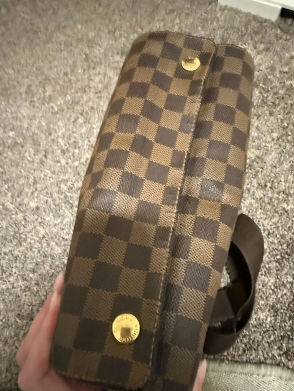 Louis Vuitton Brown Naviglio Damier Crossbody - Picture 8 of 8